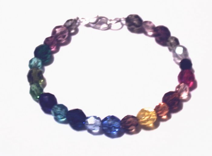 Multi-color Czech Bracelet
