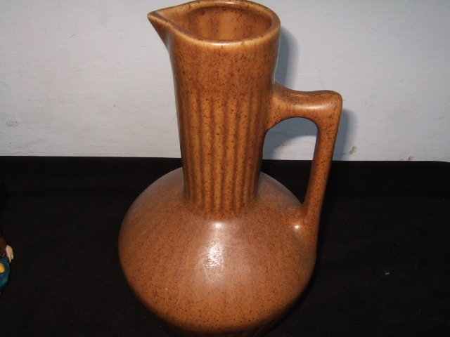 Beautiful Unmarked Brown Vase 10.5 Inches