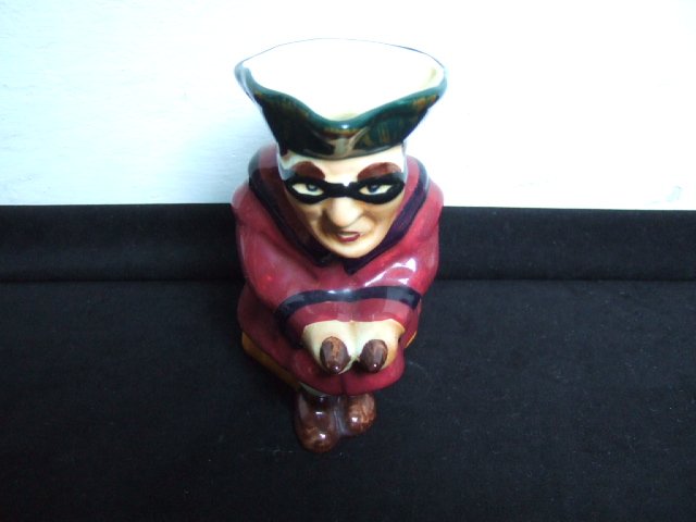 Masked Burleigh Ware Mug 6 Inches Tall Made In England