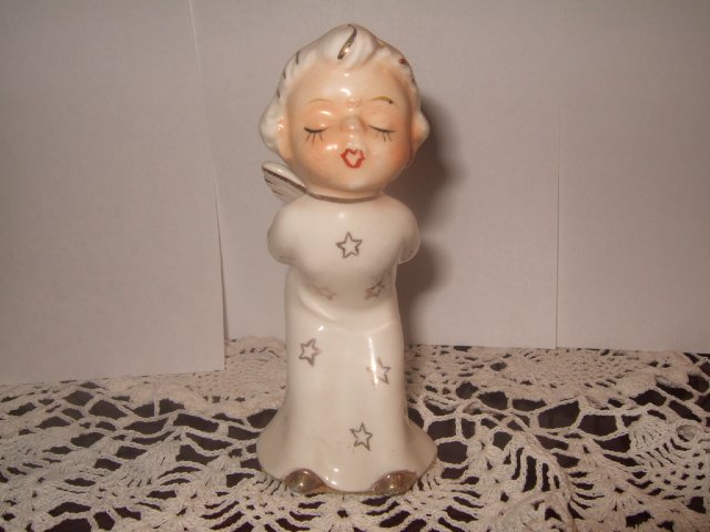 Napco Christmas Boy Angel About 4 Inches Tall