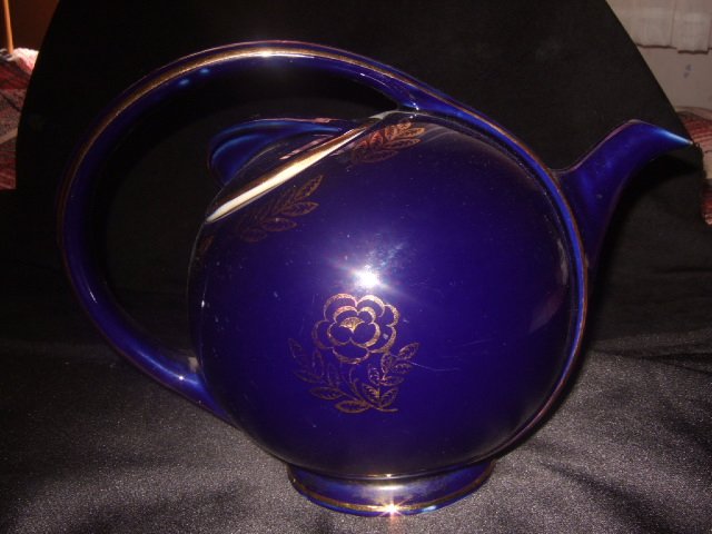 Hall 0449 Cobalt Blue 6 Cup Teapot With Lid