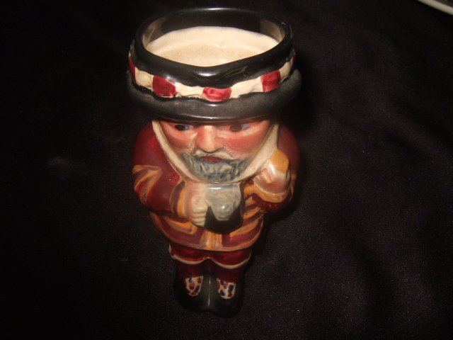 Staffordshire "Beefeater" Toby Mug 5 Inches Tall