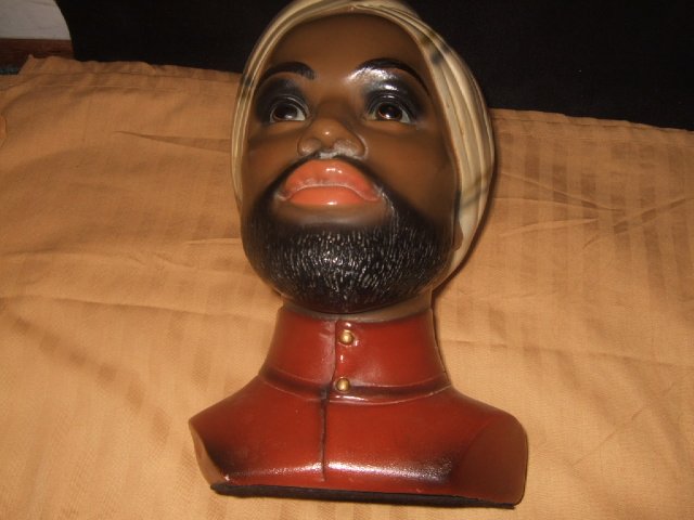 Large Detailed African/Arab Bust With Turban