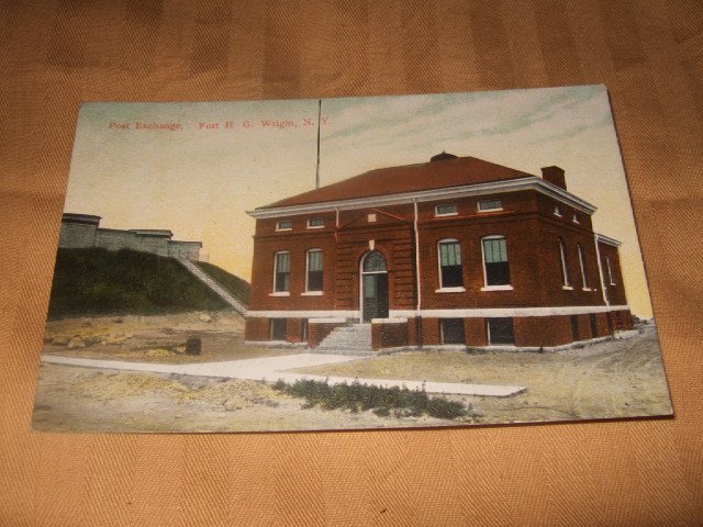 Post Exchange, Fort H.G. Wright NY Postcard 1920's?