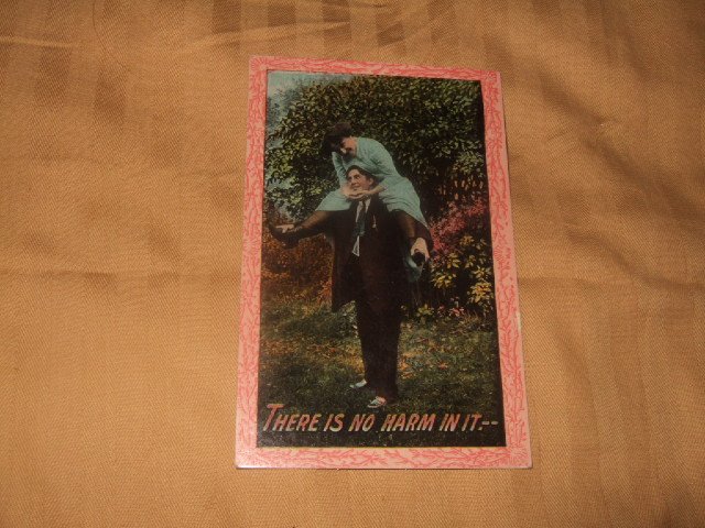 There Is No Harm In It 1910's Postcard