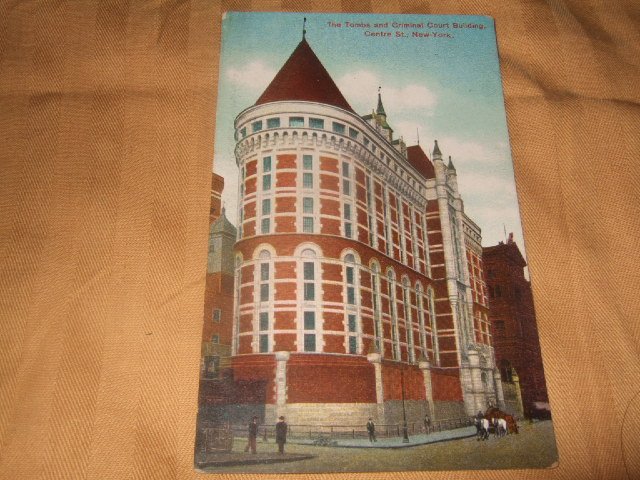 Tombs And Criminal Court Building, New York 1910's Postcard