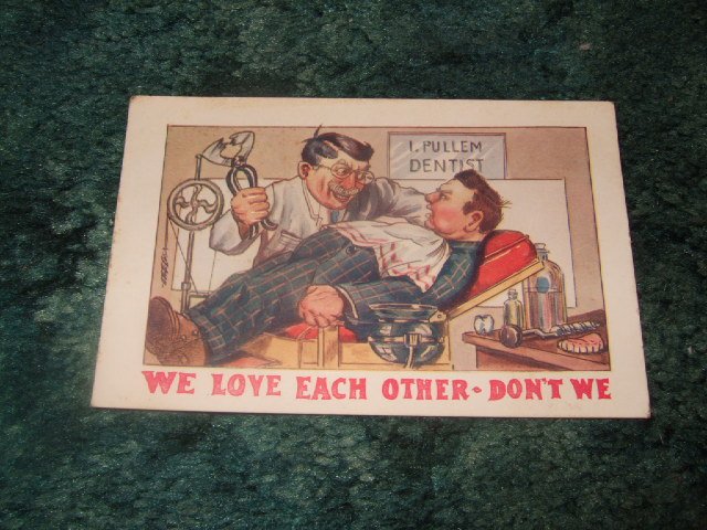 We Love Each Other Don't We? 1910's Postcard