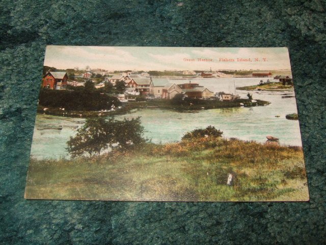 Great Harbor, Fishers Island NY 1910'S Postcard