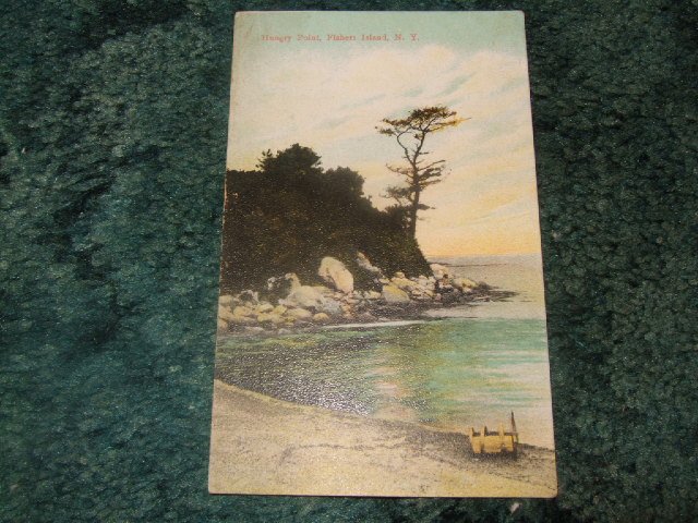 Hungry Point, Fisher's Island New York 1910's Postcard A.C. Bosselman