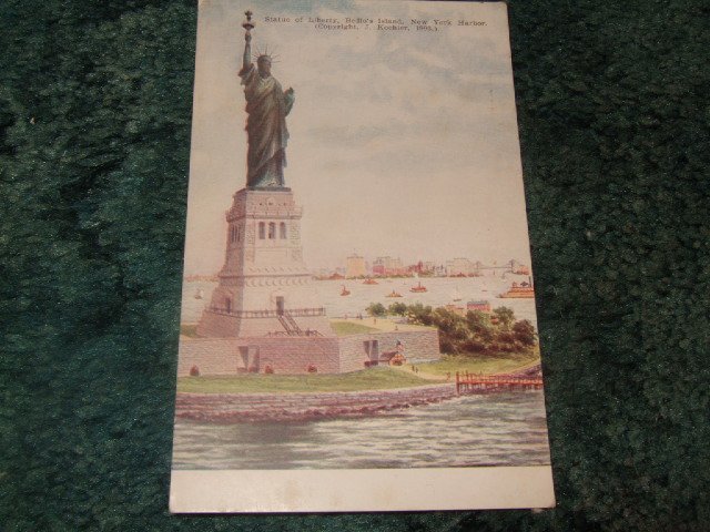 Statue Of Liberty, New York Harbor 1910's Postcard J. Koehler
