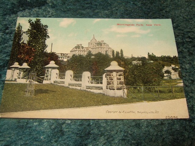 Morningside Park, New York #25846 A.Loeffler 1910's Postcard
