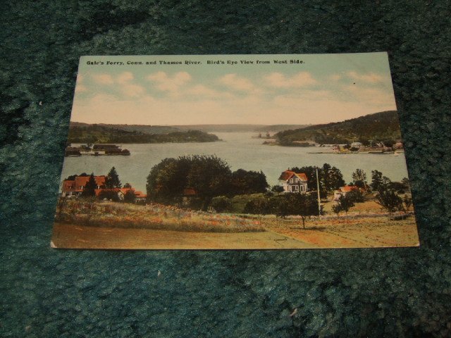 Gale's Ferry, Connecticut And Thames River Hugh C. Leighton 1910's Postcard