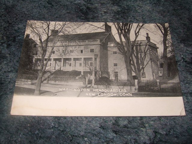 Washington Headquarters, New London, Connecticut 1910's Black And White Postcard