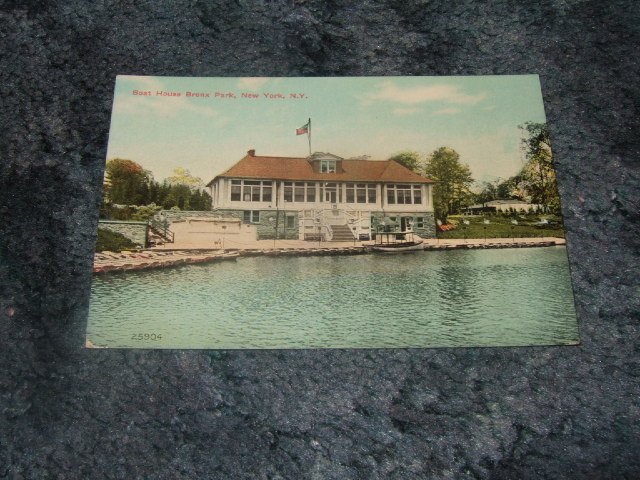 Boat House Bronx Park New York Postcard #25904