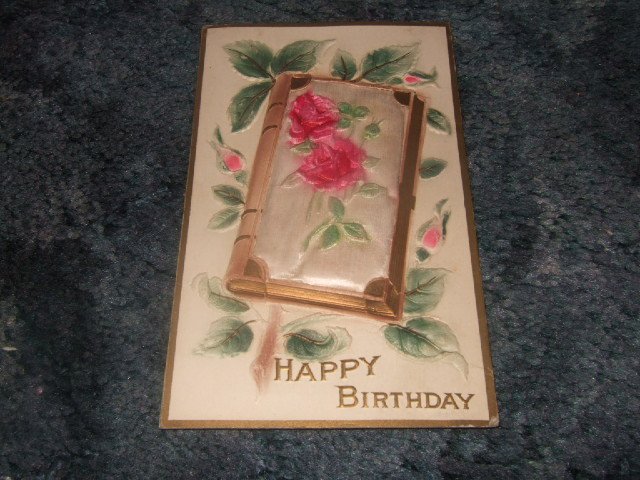 Happy Birthday Postcard 1910's Postally Unused
