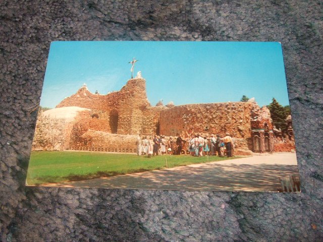 Grotto Of the Redemption West Bend, Iowa Postcard 1950's