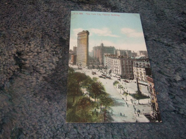 Flatiron Building, New York City 1910's Postcard