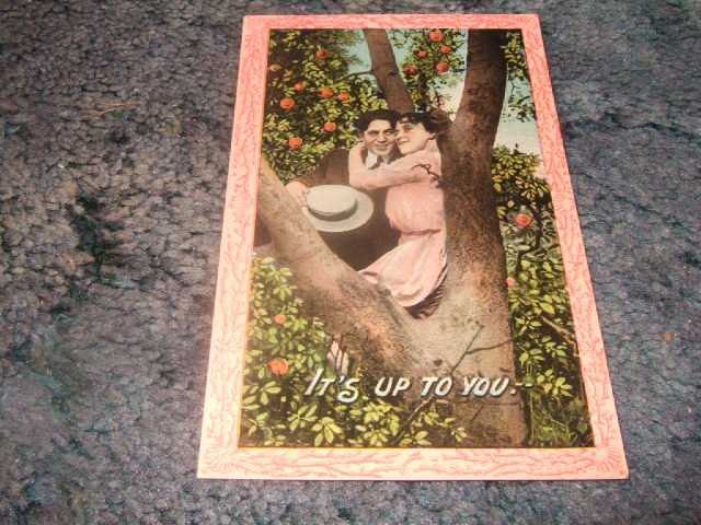 It's Up To You 1910's Postcard