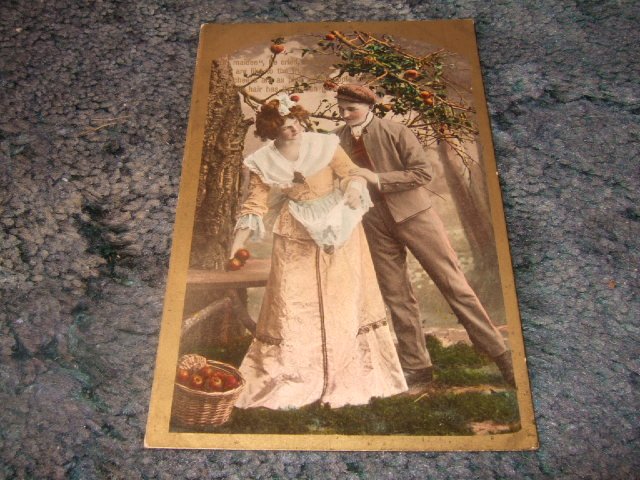 Oh Maiden He Cried Victorian Era Postcard German