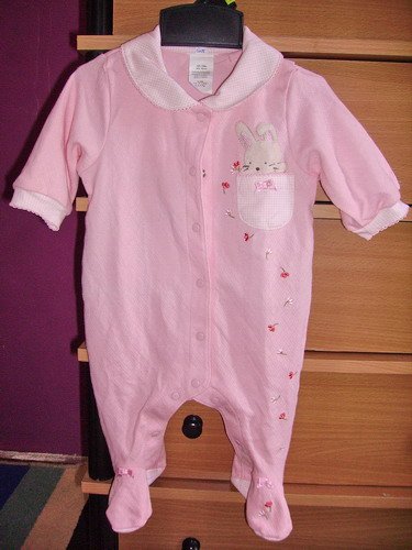 CW05: 0-3mos Carter's Long Sleeve Footie Jumper
