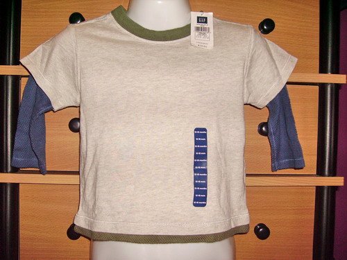 CW55: 12-18mos Baby Gap 2 Layered Long Sleeve Tee