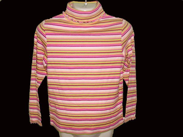 CW115: 5-6T J Khaki Kids Turtleneck Top
