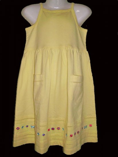 CW125: 6-7T J Khaki Kids S/Less Dress