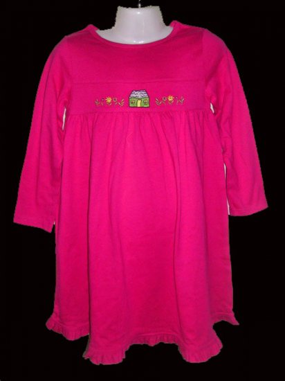 CW126: 6-7T J Khaki Kids L/Sleeve Dress