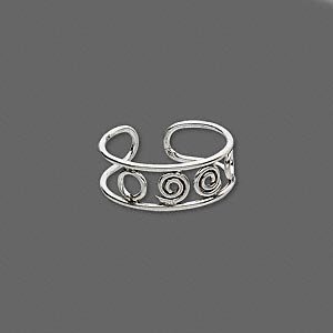 Sterling Silver Circles Toe Ring