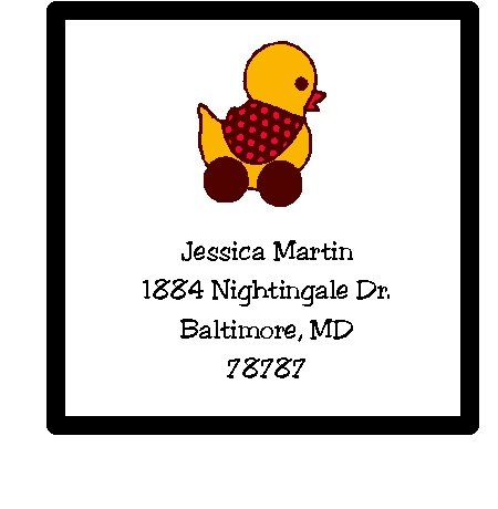 Old Fashioned Duck Stickers