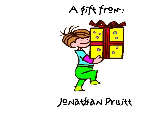 "A Gift From...." Stickers