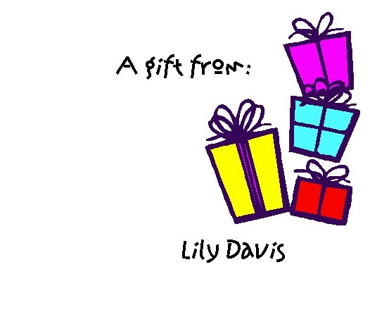 "A Gift From..." Stickers--Gift Box Design