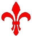 Fleur de Lis Return Address Labels