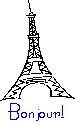 Eiffel Tower Return Address Labels