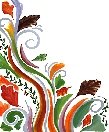 Floral Wave Return Address Labels