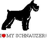 I Love My Schnauzer! Return Address Labels