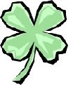 Shamrock / Four Leaf Clover Return Address Labels