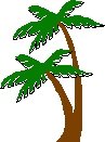 Palm Trees Return Address Labels