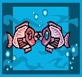 Kissing Fishes Return Address Labels