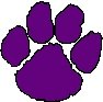 Purple Paw Address Labels