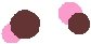 Pink and Brown Dots Return Address Labels