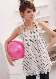 Small Polkadot Black & White