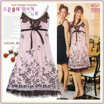 Chiffon Embroidery Dress