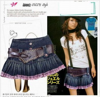 Stylo Denim Mini Skirt