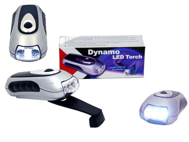 Dynamo crank it wind it flashlight torch with 3 Led LOWEST PRICE ON THE NET