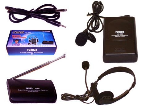Dynamic Wireless Headset Microphone