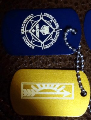 CUB SCOUT ARROW OF LIGHT & CROSS OVER AWARD SET