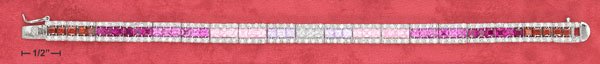 MULTICOLOR CZS BRACELET ( BR-2710)