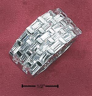 BAGUETTE CUBIC ZIRCON RING (1791)