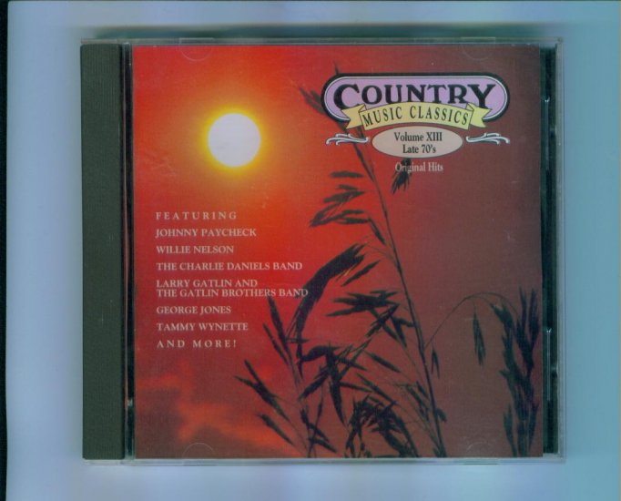 Country Music Classics CD Volume XIII Late 70's